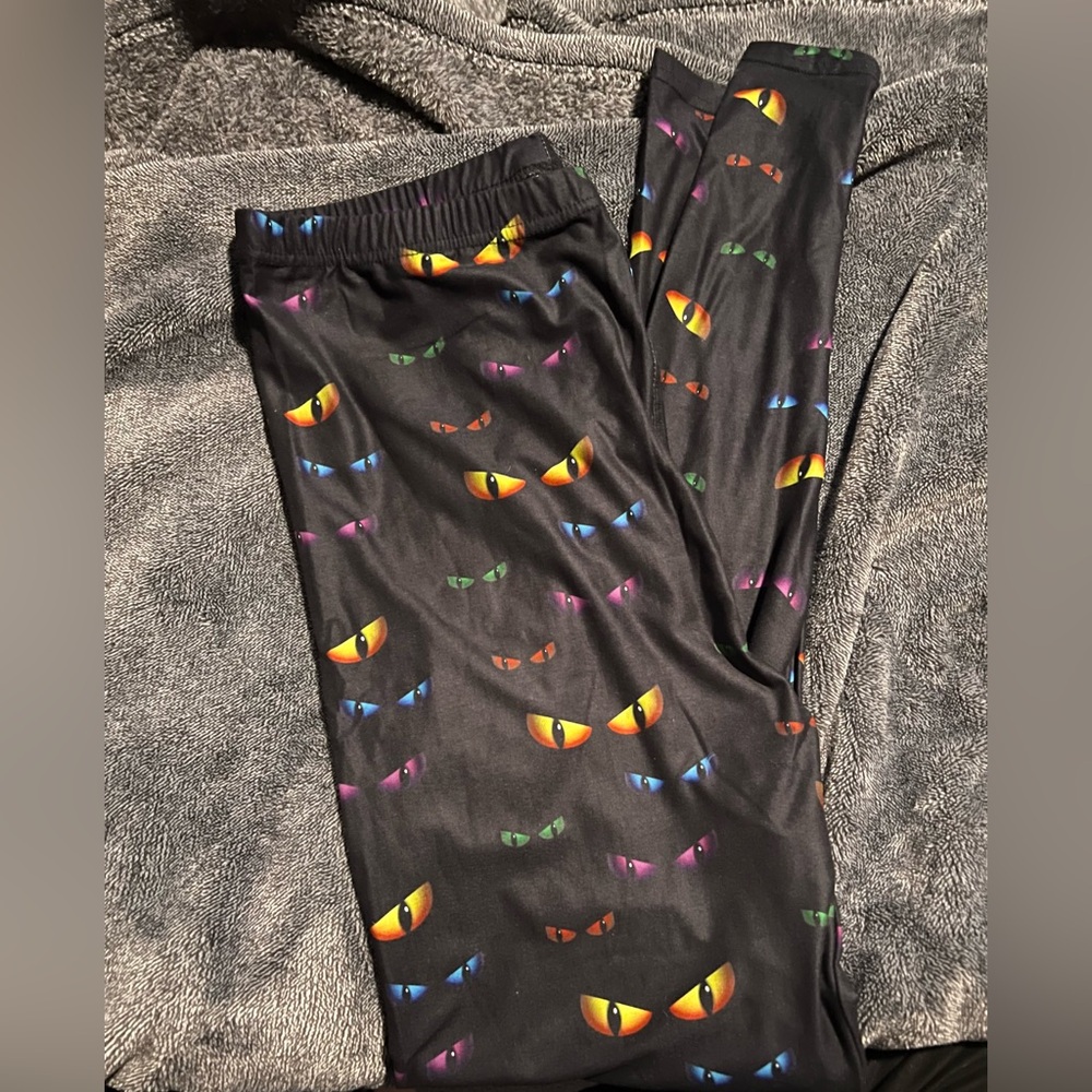 Polyester and Spandex eyeball size PS pants